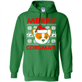 Funny Christmas Santa Corgi Dog Merry Corgmas - Hoodie