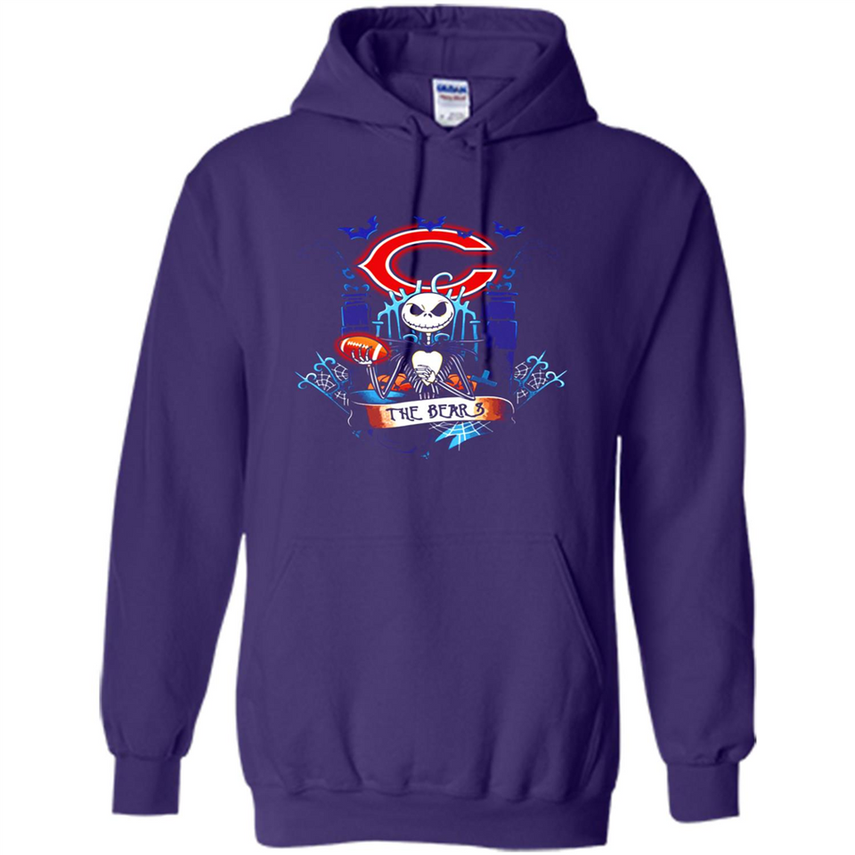 Chicago Bears Halloween The Nightmare Before Christmas - Hoodie