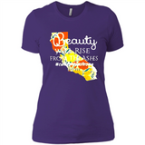 Paradise California Strong Camp Fire Youth T-Shirt PINGPONG - Ladies' Boyfriend T-Shirt