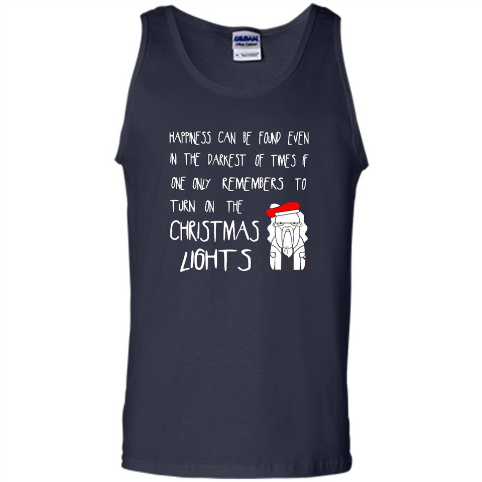 Christmas Ugly Sweater Christmas Lights - Tank Top