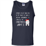 Christmas Ugly Sweater Christmas Lights - Tank Top