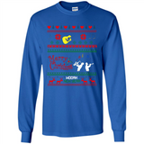 Music Ugly Christmas SweatShirt - Long Sleeve T-Shirt