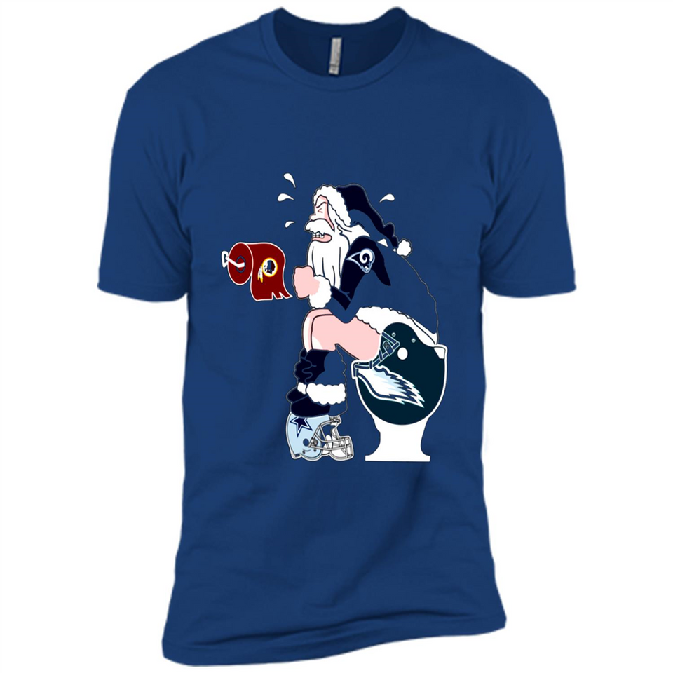 Los Angeles Rams Toilet Santa Claus PINGPONG