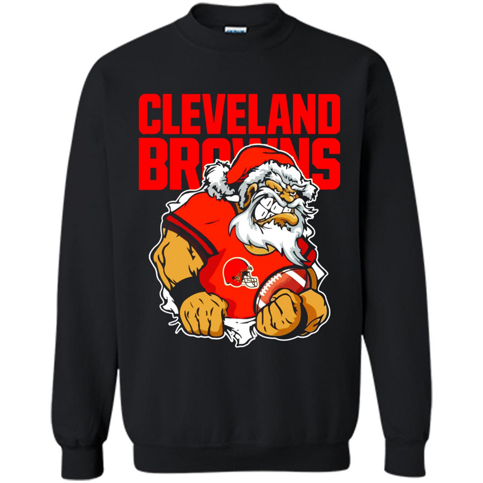 Grumpy Santa Claus Cleveland Browns Football Team PINGPONG