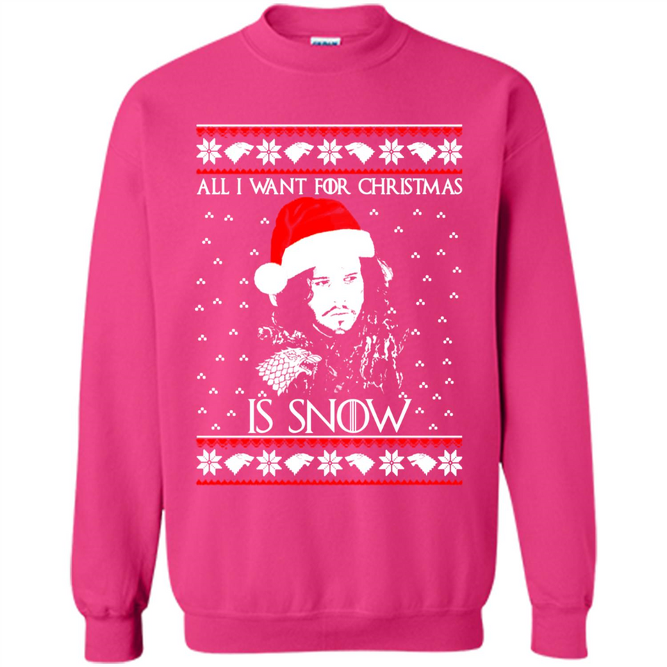 All I Want for Christmas is Snow ugly sweater PINGPONG