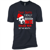 Dear Santa I Really Did Try To Be A Nice Soccer Mom Sweatshirt - Premium Short Sleeve T-Shirt