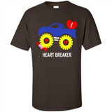 HEART BREAKER BLUE MONSTER TRUCK VALENTINE'S DAY