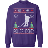 roller hockey Christmas ugly