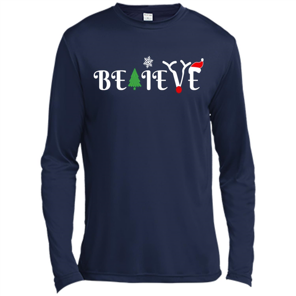 Believe in Christmas - Canvas Long Sleeve T-Shirt