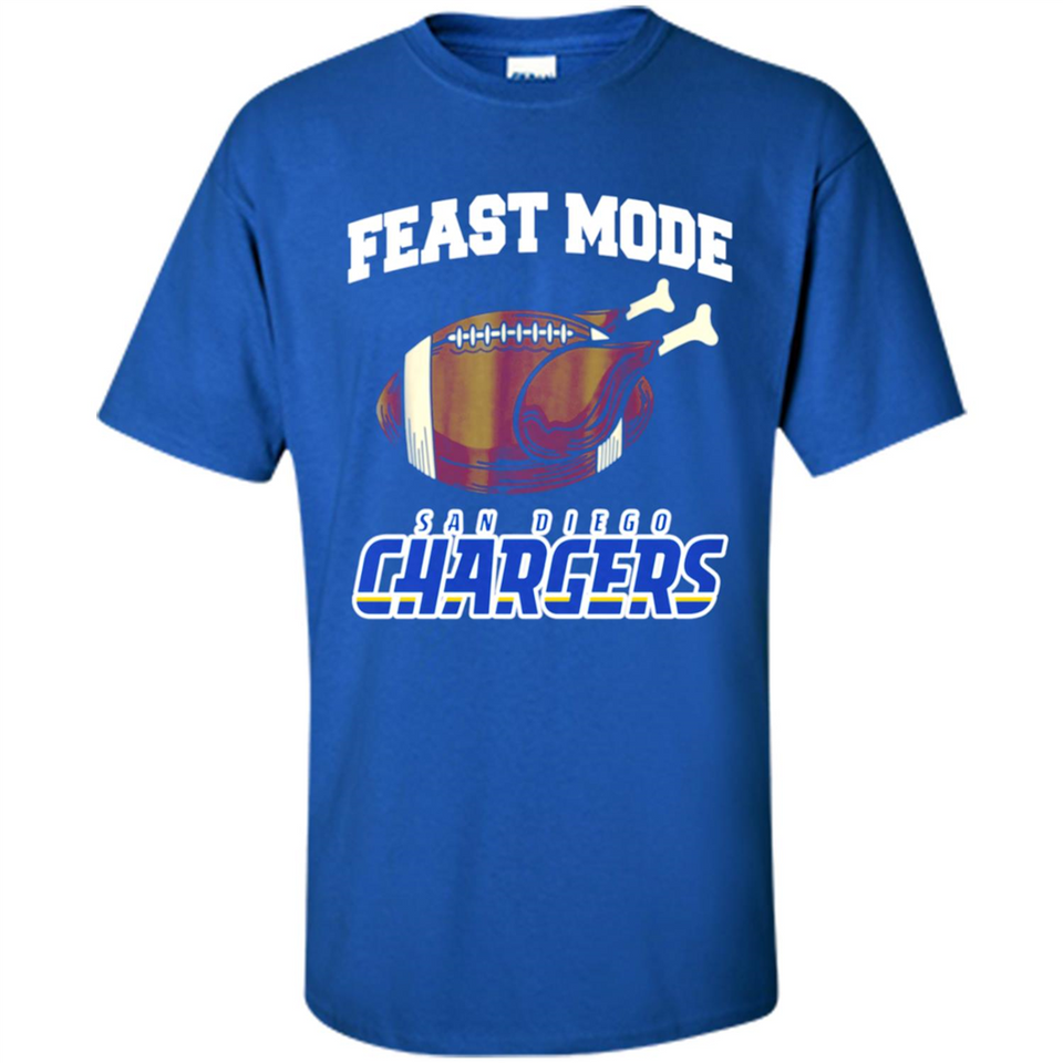 Feast Mode Chargers Shirt - San Diego Turkey Thanksgiving