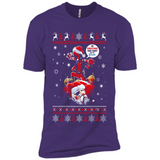 No Christmas for You – Deadpool Santa Claus Ugly Sweater - Premium Short Sleeve T-Shirt