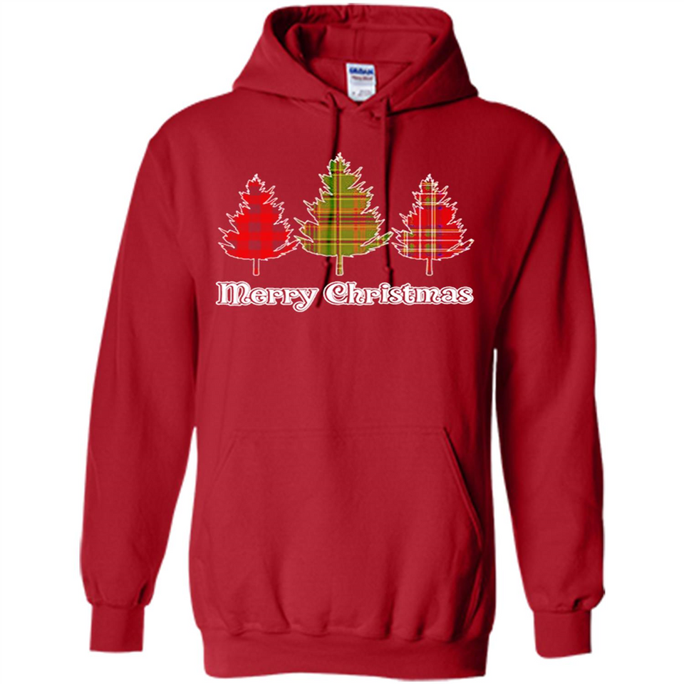 Plaid Christmas Tree Shirt Merry Christmas Plaid is Rad