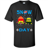 Snow Day Shirt For Carolina Hurricanes Vs Minion Fans pingpong