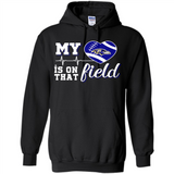 Baltimore Ravens Football My Heart is on that Field - Hoodie