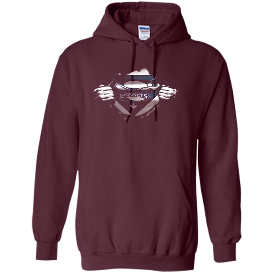 Charlotte Hornets And Superman Fans - Hoodie