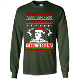 Narcos dashing through the snow Christmas sweatshirt PINGPONG