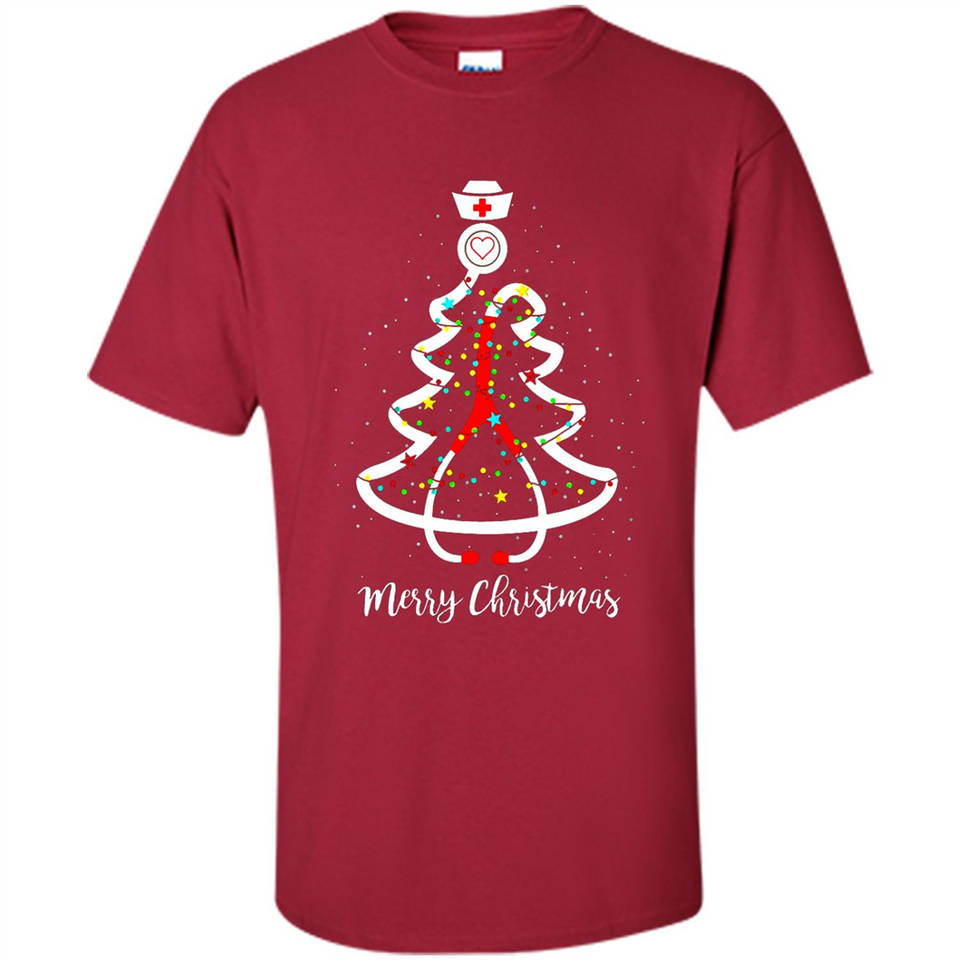 Christmas tree Nurse merry Christmas - Shirt