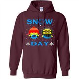 Snow Day Shirt For Carolina Panthers Vs Minion Fans pingpong