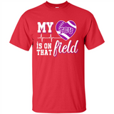 TCU Horned Frogs Football My Heart is on that Field - Shirt