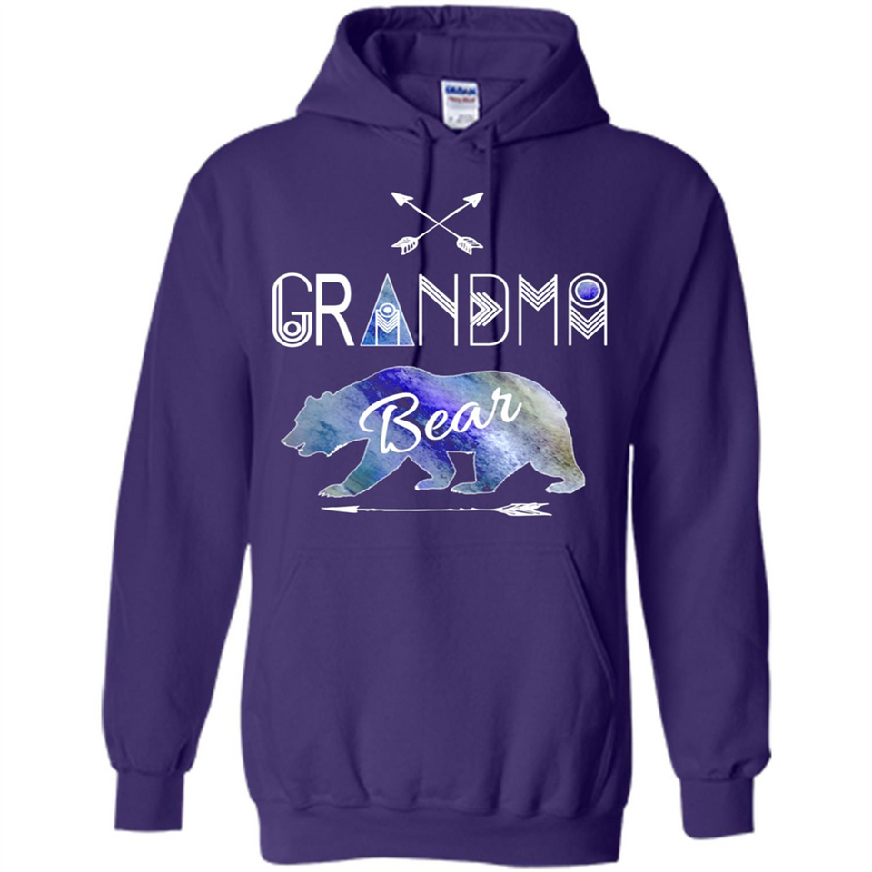 Grandma Bear Shirt Tribal Family Vacation & Camping Tee - Hoodie