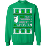 Merry Christmas You Filthy Whovian ugly sweater PINGPONG