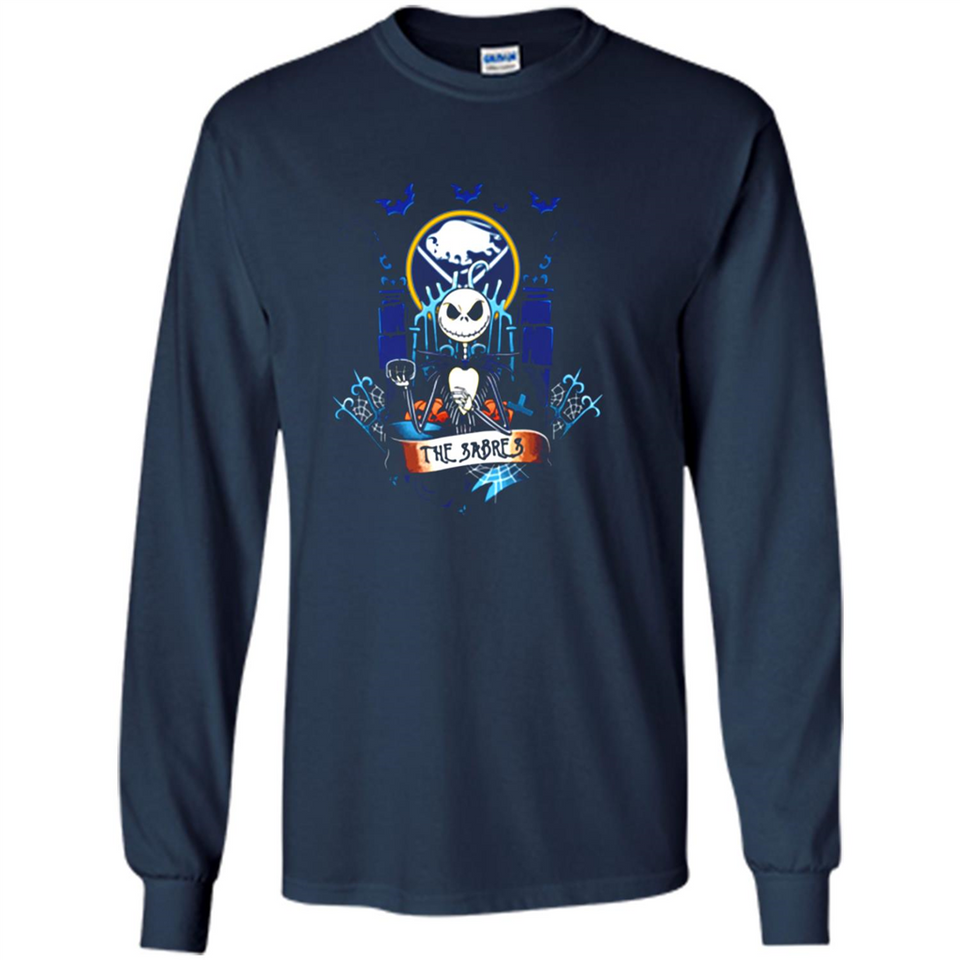 Buffalo Sabres Halloween The Nightmare Before Christmas - Long Sleeve T-Shirt