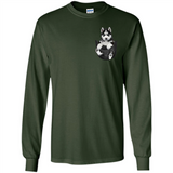 Husky Pocket - Long Sleeve T-Shirt