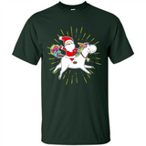 Unicorn And Santa Christmas - Shirt