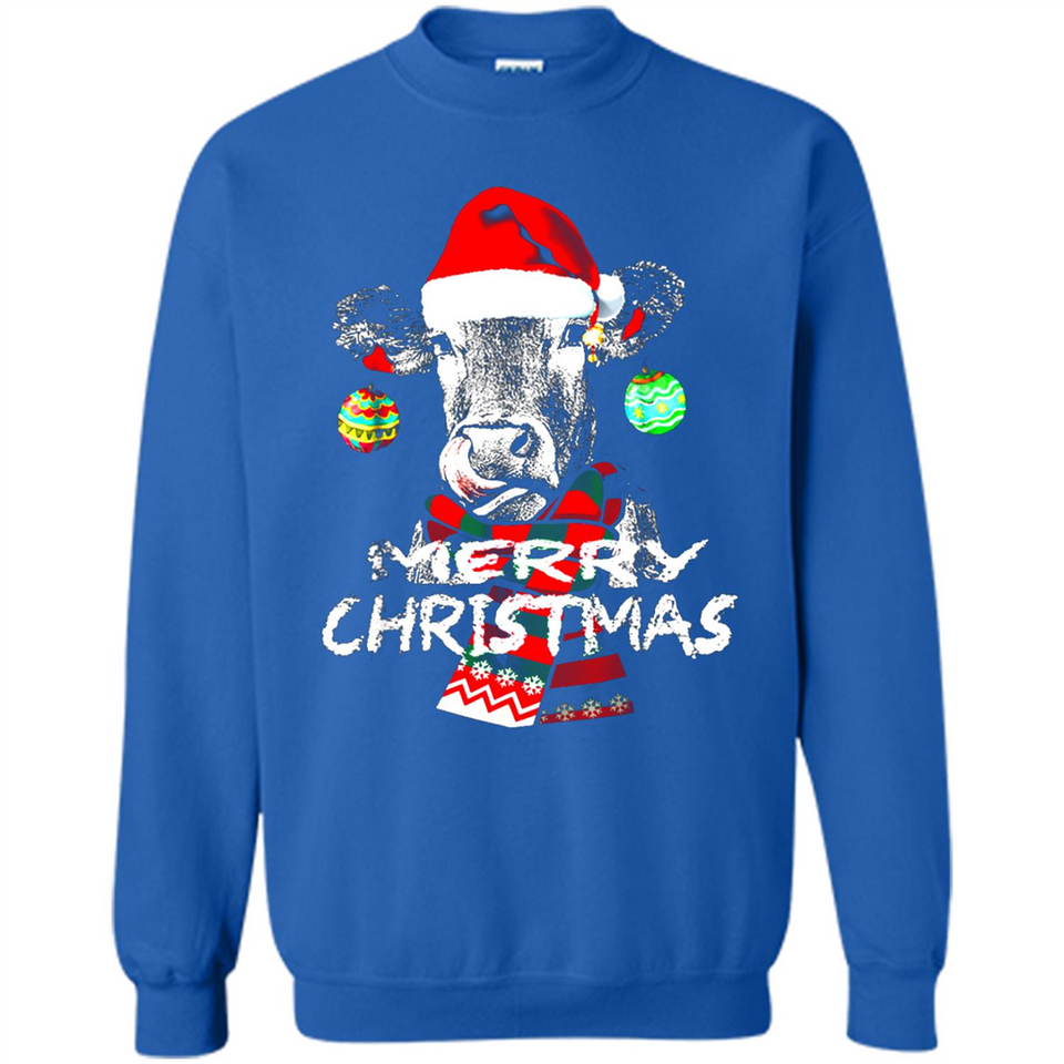 Fabulous Mooey christmas Heifers Cow Christmas lights - Sweatshirt
