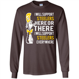 Shirt For Dr Seuss Cat And Pittsburgh Steelers Fans - Long Sleeve T-Shirt