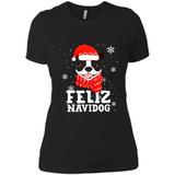 Feliz Navidog Boston Terrier Dog Ugly Xmas Sweater PING PONG