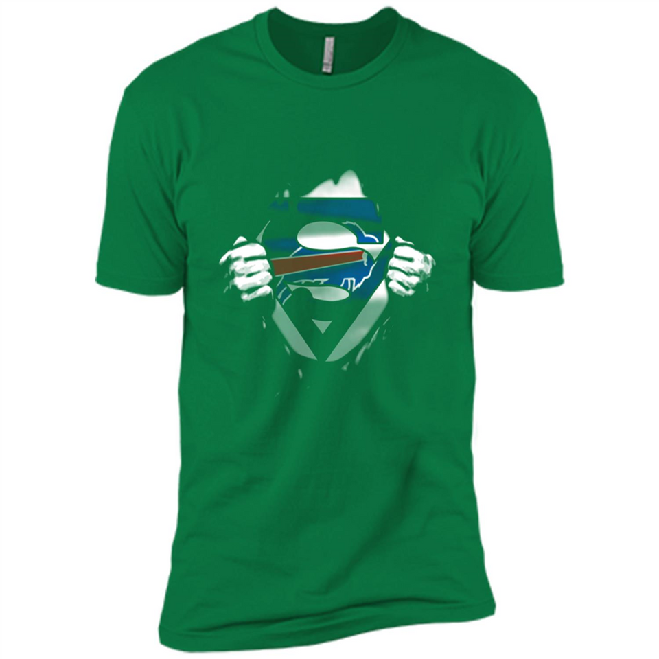 Buffalo Bills And Superman Fans - Premium Short Sleeve T-Shirt
