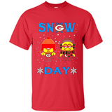 Snow Day Shirt For Green Bay Packers Vs Minion Fans pingpong