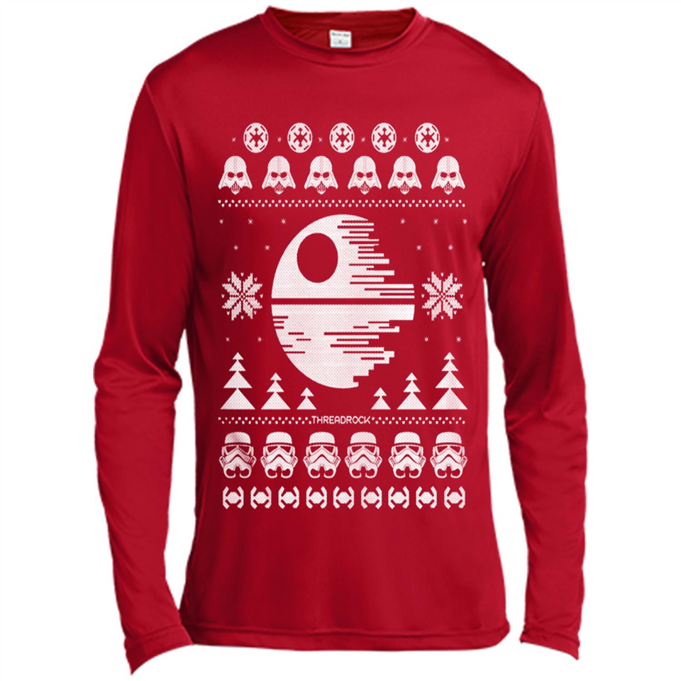 Star War Ugly Christmas 2018 - Canvas Long Sleeve T-Shirt