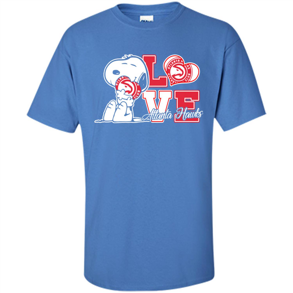 Snoopy loves NBA Atlanta Hawks - Shirt