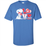 Snoopy loves NBA Atlanta Hawks - Shirt