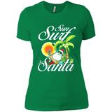 Sun Surf Santa - Ladies' Boyfriend T-Shirt