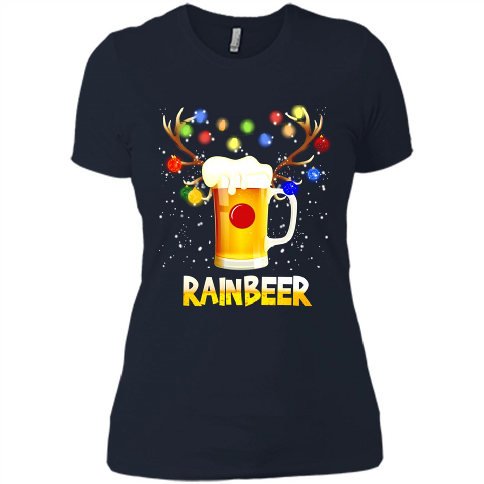 Rainbeer Christmas Reindeer Beer Drinking