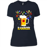 Rainbeer Christmas Reindeer Beer Drinking
