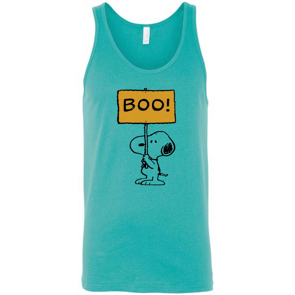 Halloween Snoopy Boo - Canvas Unisex Tank