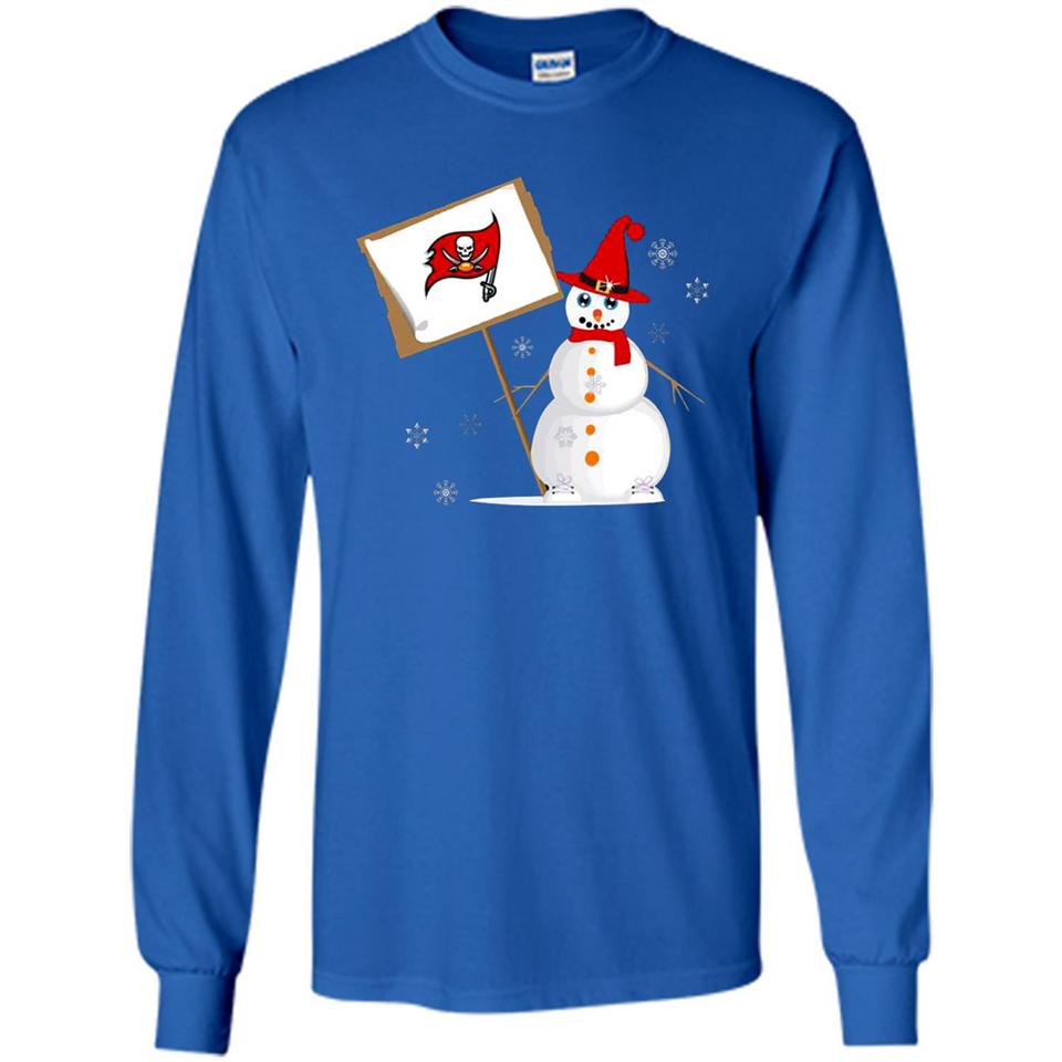 Tampa Bay Buccaneers Snowman Funny