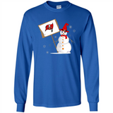Tampa Bay Buccaneers Snowman Funny