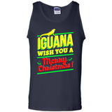 Iguana Wish You A Merry Christmas Animal - Tank Top