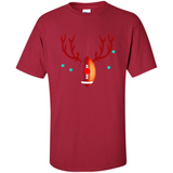 Football Christmas Shirt Reindeer Christmas Football Funny - Shirt