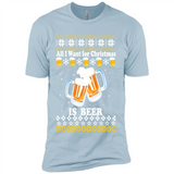 All I want for Christmas is Beer sweater - Premium Short Sleeve T-Shirt