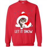 Let It Snow Cat Christmas sweater PINGPONG