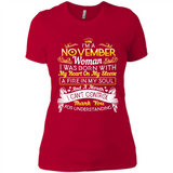 I'm A November Woman-Queen November - Ladies' Boyfriend T-Shirt