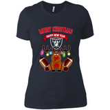 Oakland Raiders NFL Reindeer Funny Merry Christmas And Happy New Year