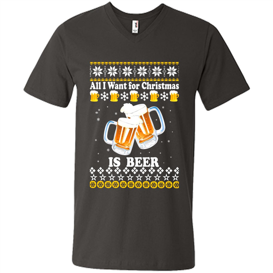 All I want for Christmas is Beer sweater - Men's V-Neck