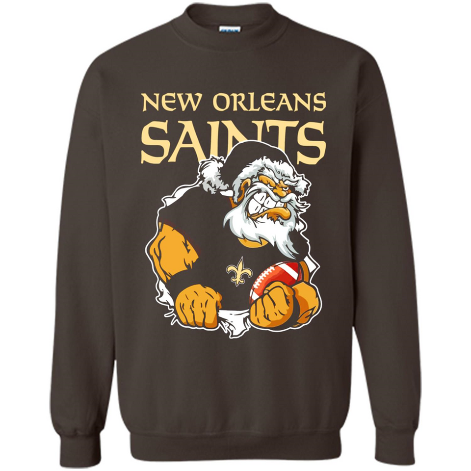Grumpy Santa Claus New Orleans Saints Football Team PINGPONG